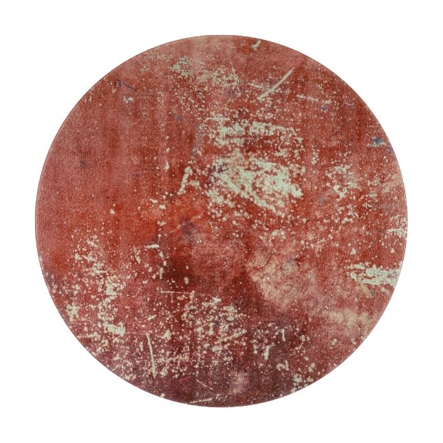 Planche À Découper Vieux Cuivre : Vive Texture Métal. (Devant)