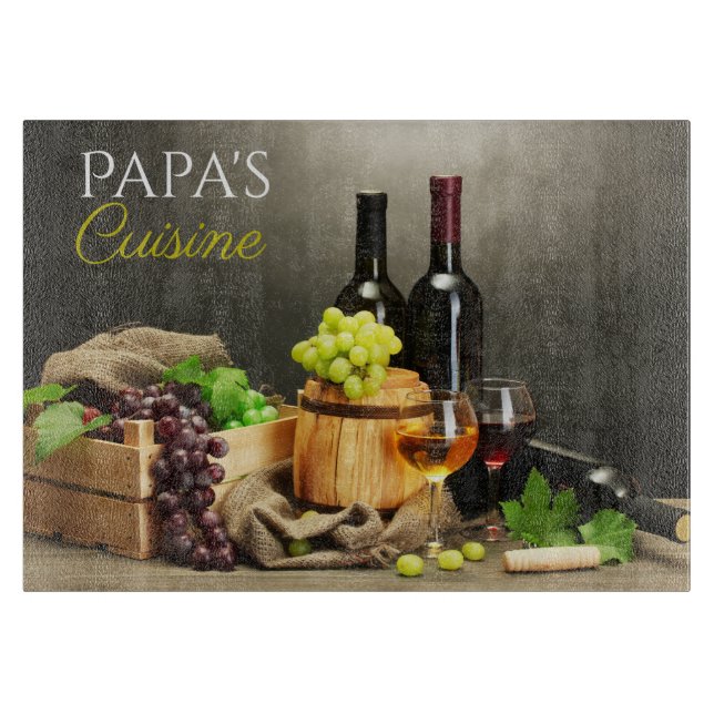 Planche À Découper Vignoble - Grande table de coupe (Devant)