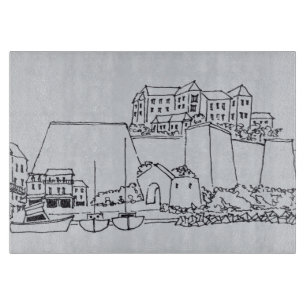 Planche À Découper Ville fortifiée de Calvi  Corse, France