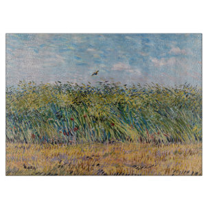 Planche À Découper Vincent van Gogh - Champ de blé avec une lark