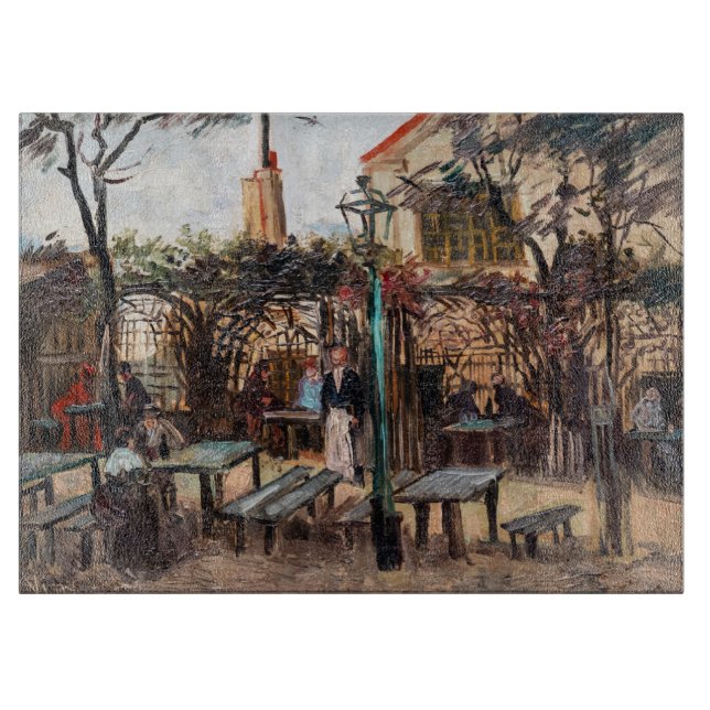 Planche À Découper Vincent Van Gogh - La Guinguette sur Montmartre (Devant)