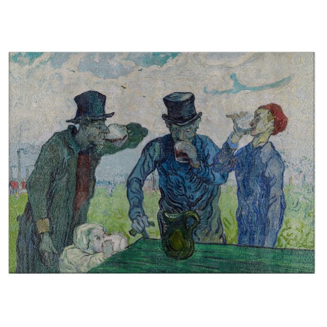 Planche À Découper Vincent van Gogh - Les buveurs, après Daumier (Devant)