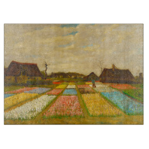 Planche À Découper Vincent van Gogh Lits à fleurs en Hollande