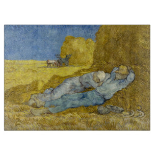 Planche À Découper Vincent Van Gogh - Mion, Repos / Travail / Siesta