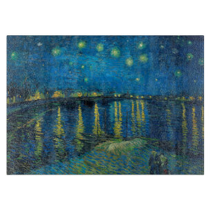 Planche À Découper Vincent Van Gogh Starry Night Over the Rhone