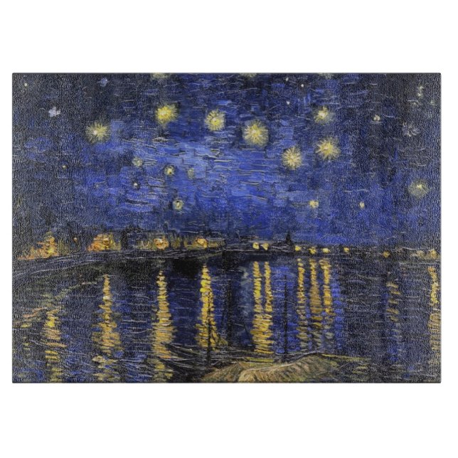 Planche À Découper Vincent Van Gogh Starry Night Over The Rhone (Devant)