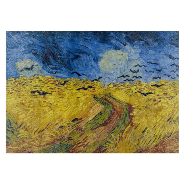 Planche À Découper Vincent van Gogh - Wheatfield with Crows (Devant)