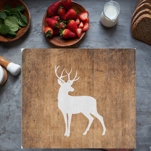 Planche À Découper Vintaga Beauté Bois & Cerfs