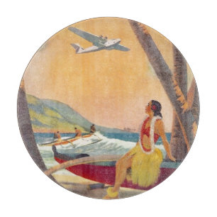 Planche À Découper Vintage Hawaii Travel