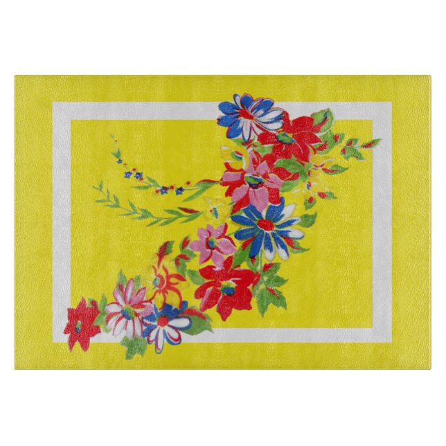 Planche À Découper Vintage Plastique (Devant)