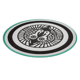 Planche À Découper Vintage Vert Gris Ikko Ikki Japon Mon Oriental