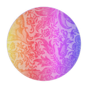 Planche À Découper Vintage William Morris Rainbow Botanical