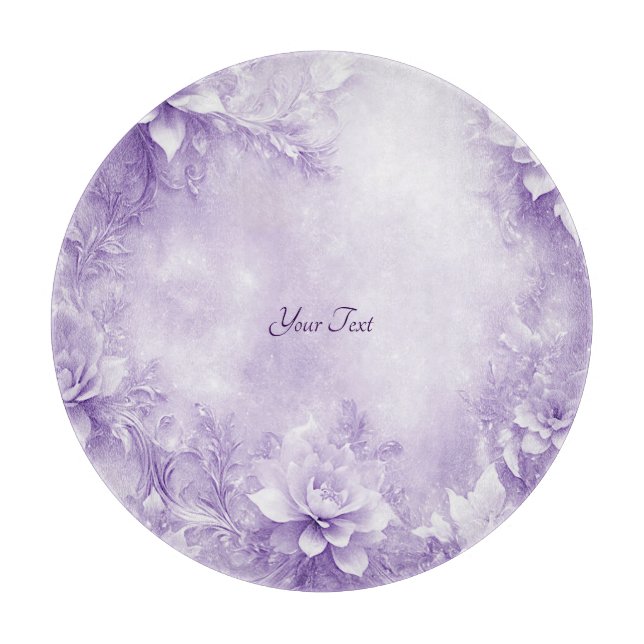 Planche à découper violet blanc (Devant)