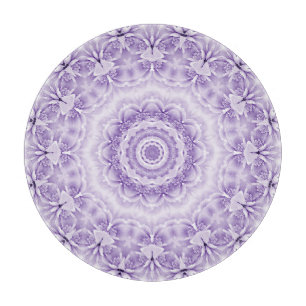 Planche à découper violet blanc