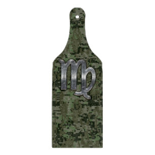 Planche À Découper Virgo Zodiac Connexion Camouflage numérique vert