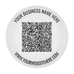 Planche À Découper Votre code QR et votre carte de découpe de texte p