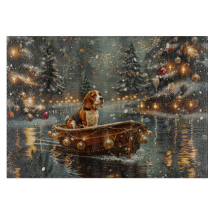 Planche À Découper Voyage de Noël de la Beagle