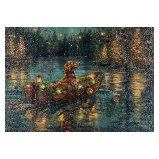 Planche À Découper Voyage festif de Noël de la livre afghane (Devant)