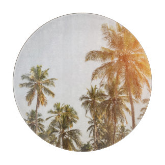 Planche À Découper Vue Pittoresque sur la plage de Palm