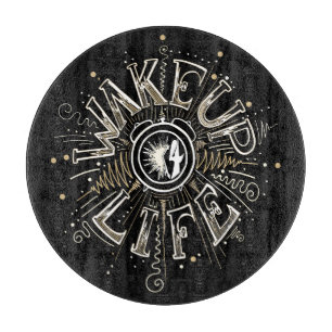 Planche À Découper WAKE UP 4 LIFE quota illustration