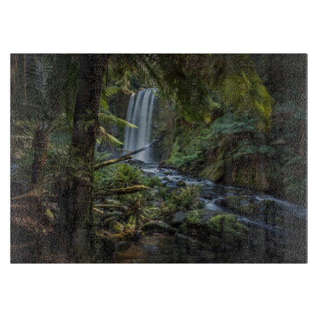 Planche À Découper Waterfalls | Hopetoun Falls, New Zealand (Devant)