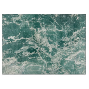 Planche À Découper Waves Blue Green
