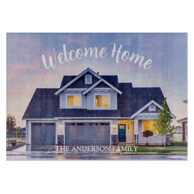Planche À Découper Welcome Home Personalized Keepsake (Devant)