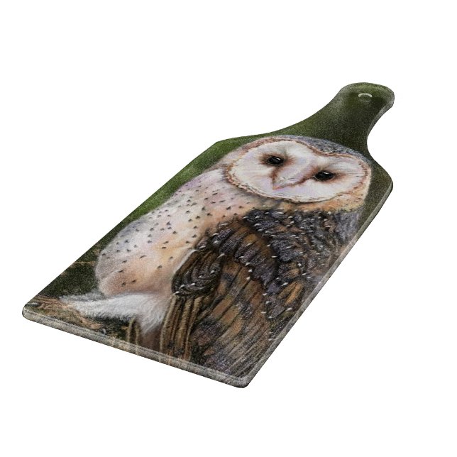 Planche À Découper Western Barn Owl Cutting Board (Coin)