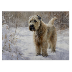 Planche À Découper Wheaten Terrier Laisser neiger Noël
