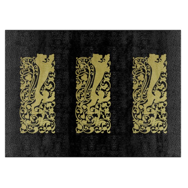 Planche À Découper Will Bradley Heraldic Lion (Devant)