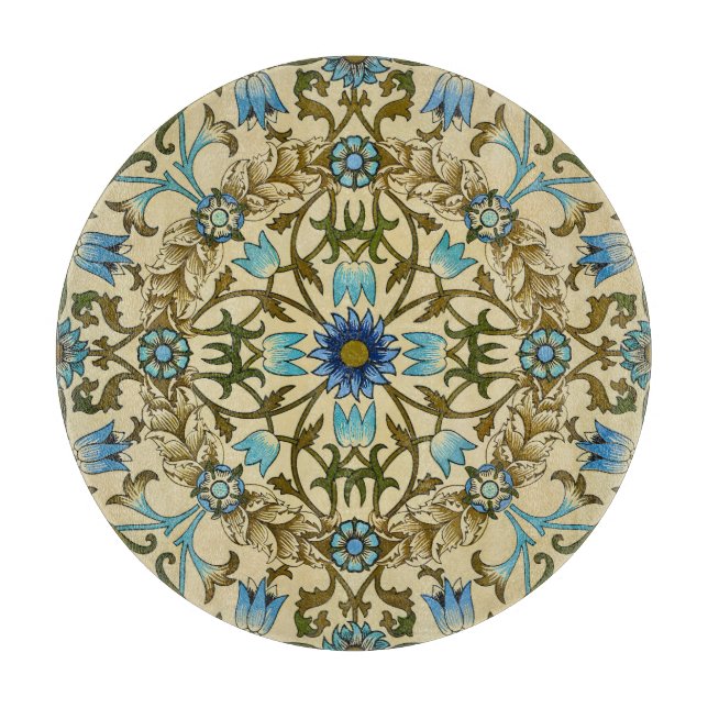 Planche À Découper William Morris Antique 1873 Vine & Floral Pattern (Devant)