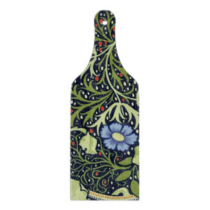 Planche À Découper William Morris Fleur d'antiquité aux algues marine