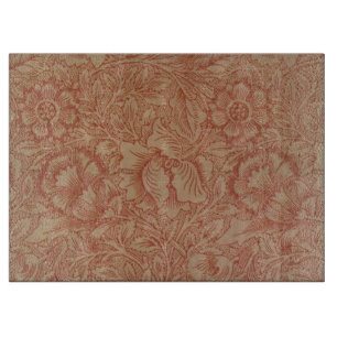 Planche À Découper William Morris Fleur de pavot rose Floral