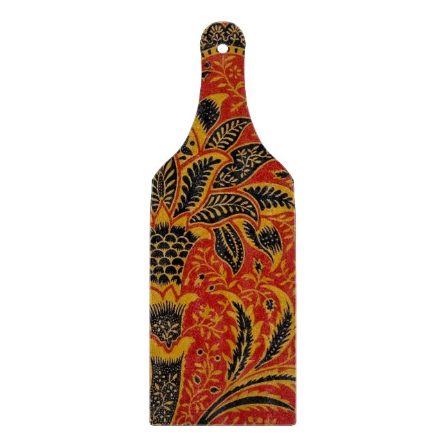 Planche À Découper William Morris Inde Floral rouge (Devant)