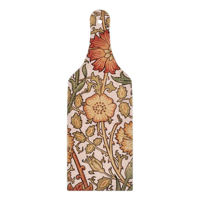 Planche À Découper William Morris Rose Flower Fond d'écran Motif (Devant)