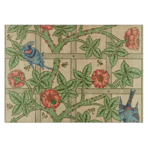 Planche À Découper William Morris Trellis Design classique de papier 