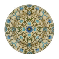 William Morris Vintage Blue Motif Sans Couture