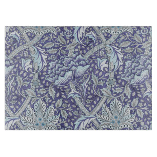 Planche À Découper William Morris Windrush fleurs bleues