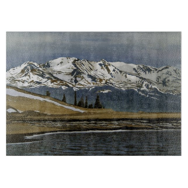 Planche À Découper Winter Leadville Colorado (Devant)