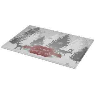 Planche À Découper Winter Wonderland Cutting Board - Rouge