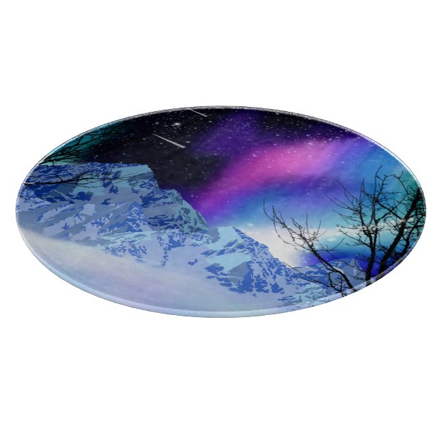 Planche À Découper Winter Wonderlights Commission de découpe (Coin)