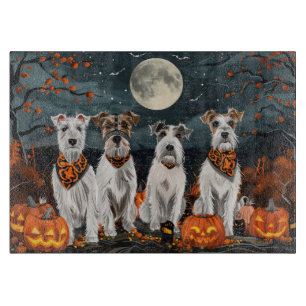 Planche À Découper Wirefox Terrier Halloween Éffrayant