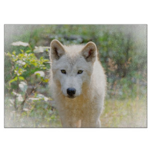 Planche À Découper Wolf Animal Art, faune canadienne