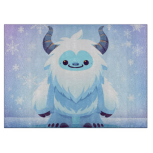 Planche À Découper Yéti de Noël/hiver mignon