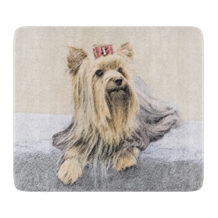 Planche À Découper Yorkshire Terrier Peinture - Cute Original Chien A