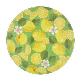 Planche À Découper Zesty Lemon : Citrus Motif Delight
