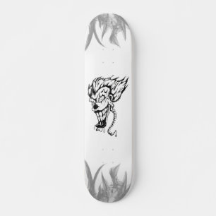 Planche à roulette de clown maléfique