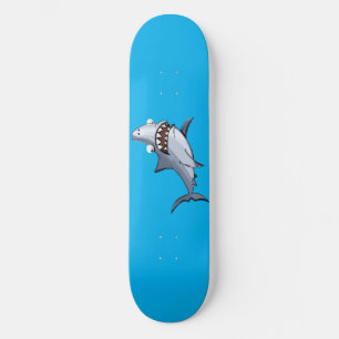 Planche à skateboard de requin rayé