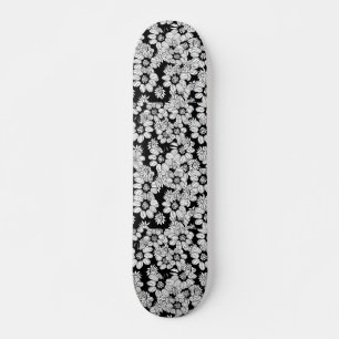 Planche à skateboard florale