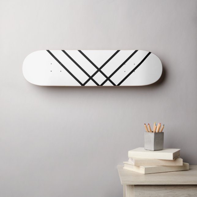 Planche à skateboard minimaliste (Art mural (Horz))